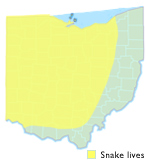Kirtland's Snake Ohio Map